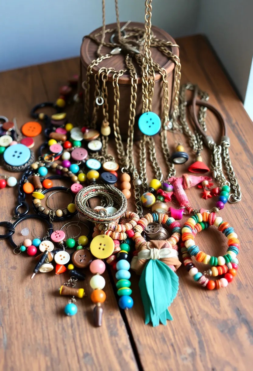 10 Art Projects to Kickstart Your Creative Journey in 2025 (You Won't Believe #5!) - 3. Upcycled Jewelry Making