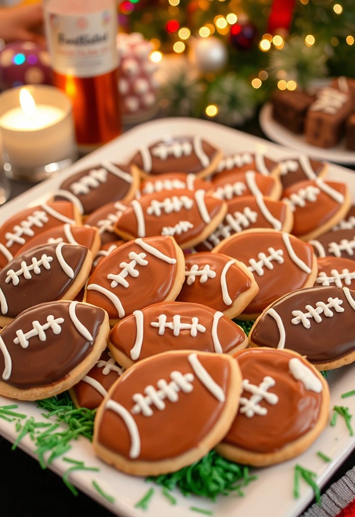 10 Easy DIY Decor Ideas for Your Super Bowl Party That Will Wow Your Guests! - 7. Football-shaped Treats