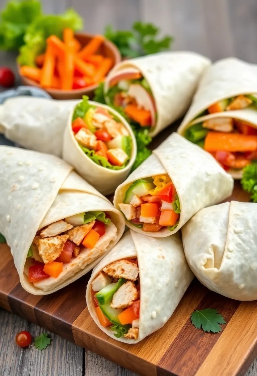 10 Easy Meal Prep Ideas You Can Stick to in 2025 (Your Future Self Will Thank You!) - 10. Customizable Wraps