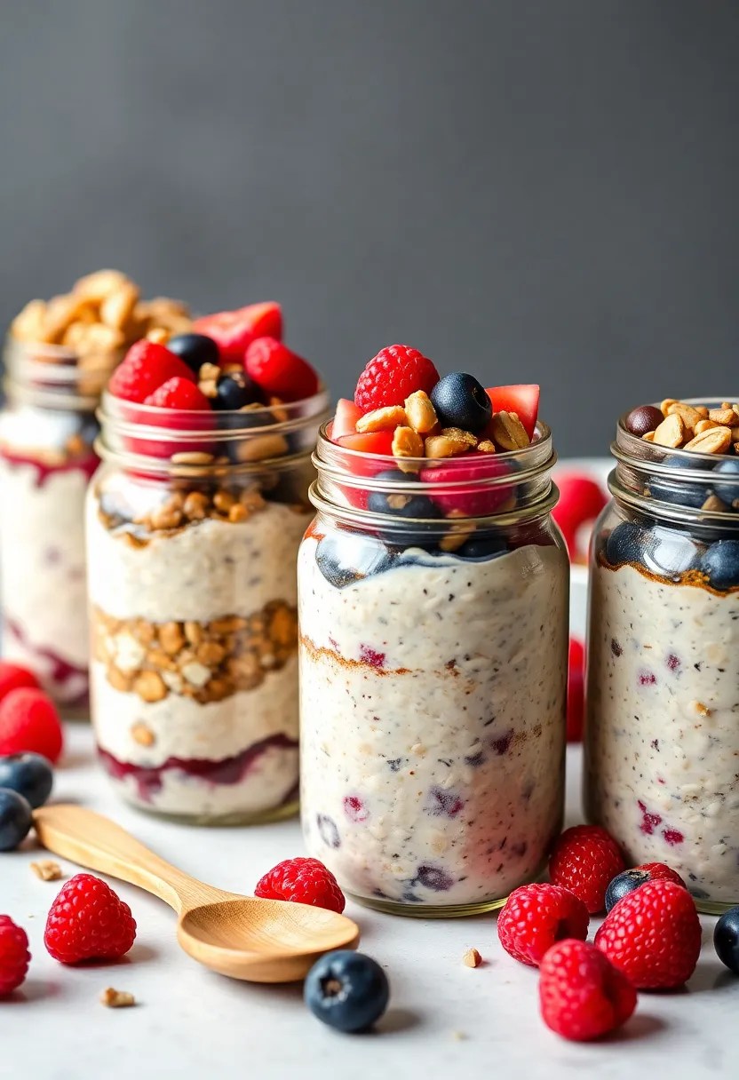 10 Easy Meal Prep Ideas You Can Stick to in 2025 (Your Future Self Will Thank You!) - 3. Overnight Oats with a Twist