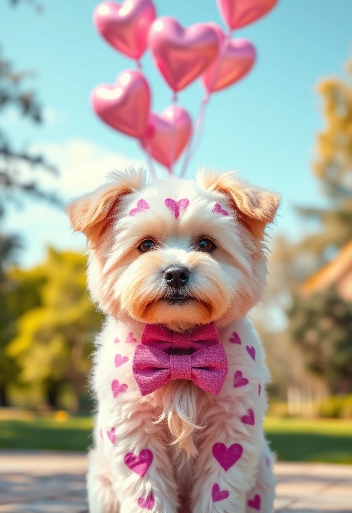 12 Adorable Valentine's Day Pet Makeovers That Will Melt Your Heart! - 1. Heartfelt Fur Styles