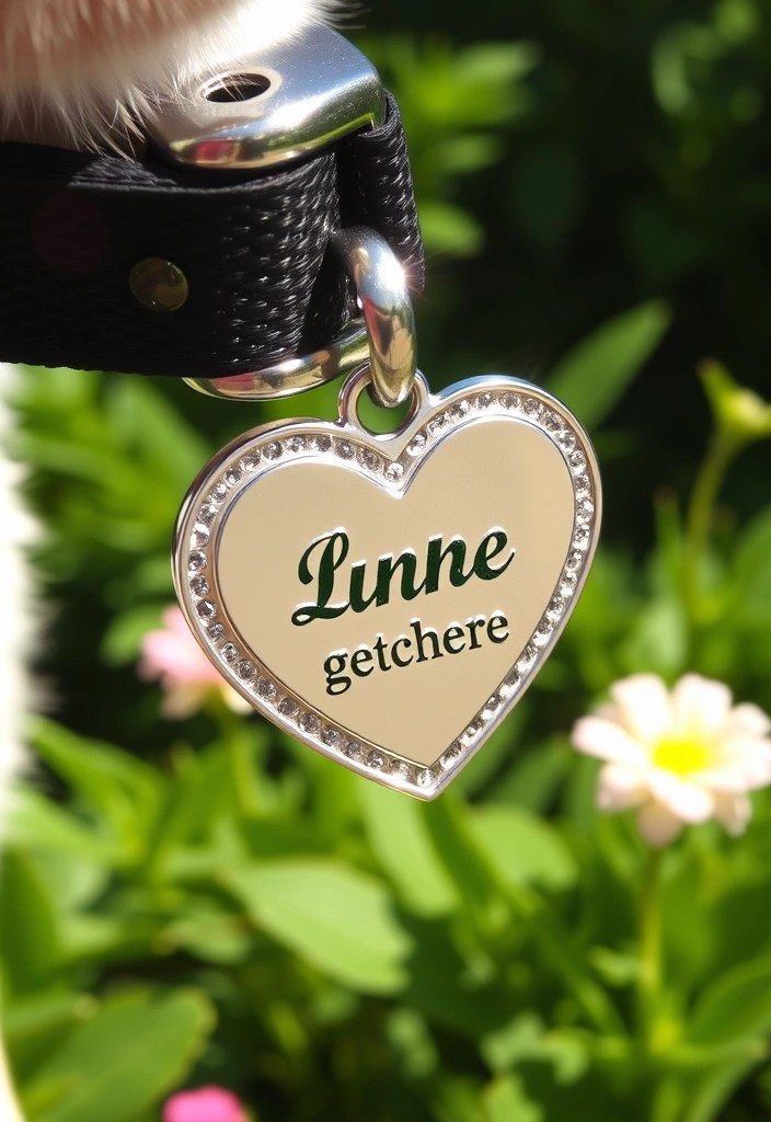 12 Adorable Valentine's Day Pet Makeovers That Will Melt Your Heart! - 10. Personalized Love Tags