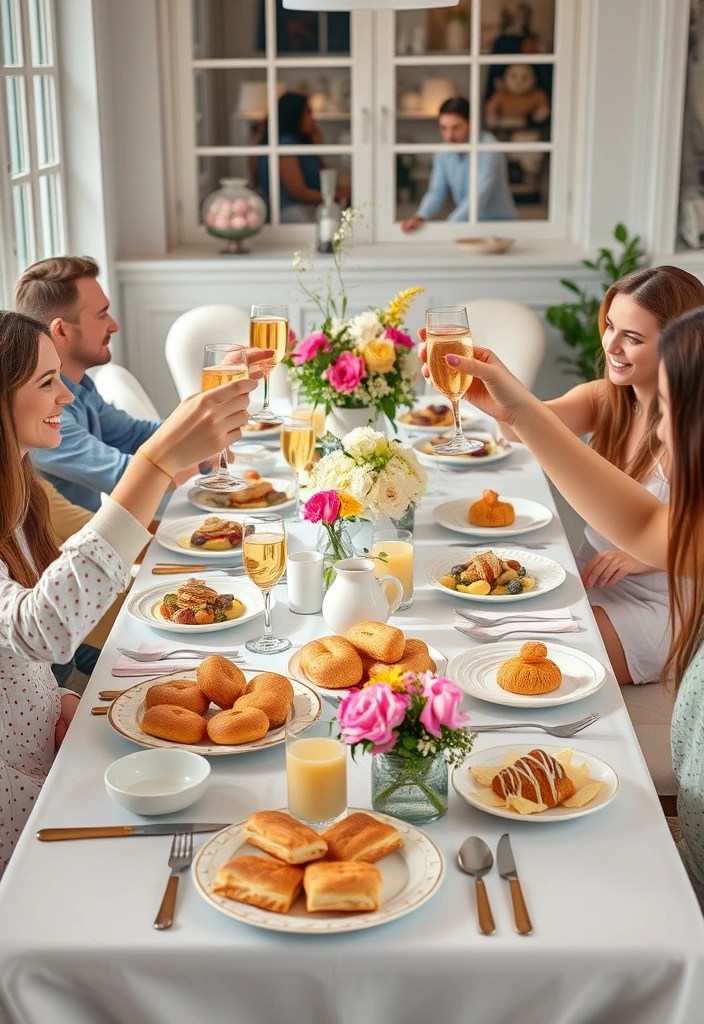 12 Creative Galentine's Day Themes That Will Have Everyone Talking (You Won't Believe #5!) - 4. Brunch & Bubbly Bash