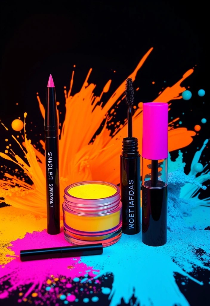 14 Bold Makeup Ideas to Try This February (Warning: #8 Will Steal the Show!) - 5. Neon Accents