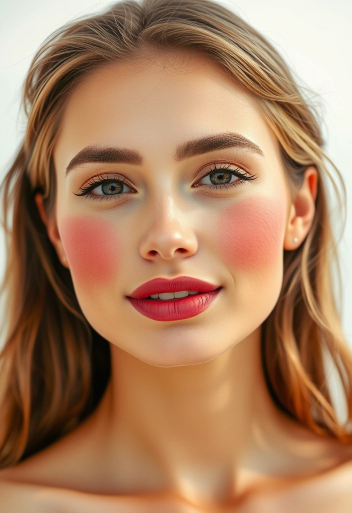14 Bold Makeup Ideas to Try This February (Warning: #8 Will Steal the Show!) - 7. Dramatic Blush