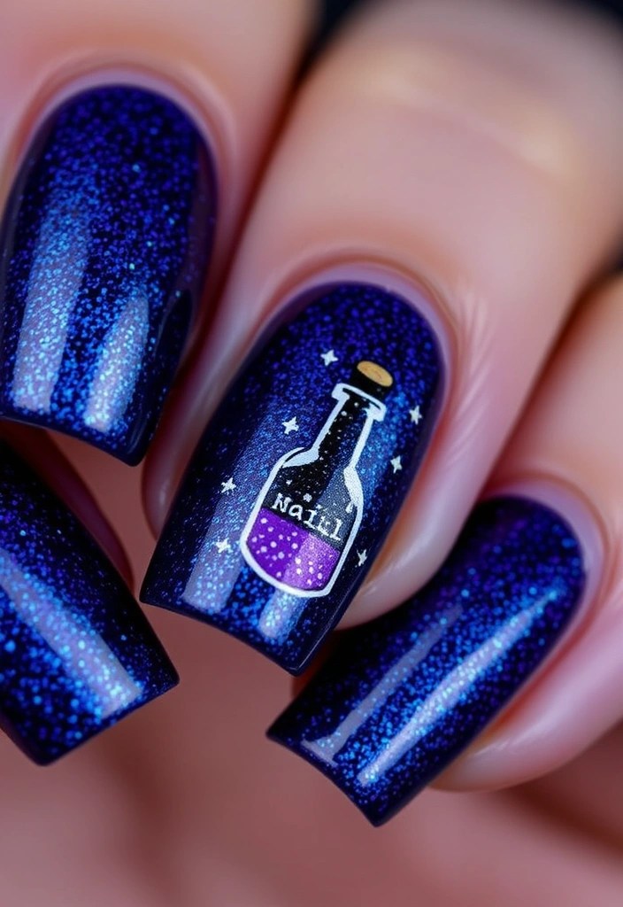 14 Creative Valentine's Day Nail Inspirations That Will Make You Stand Out! 🌟 - 9. Love Potion