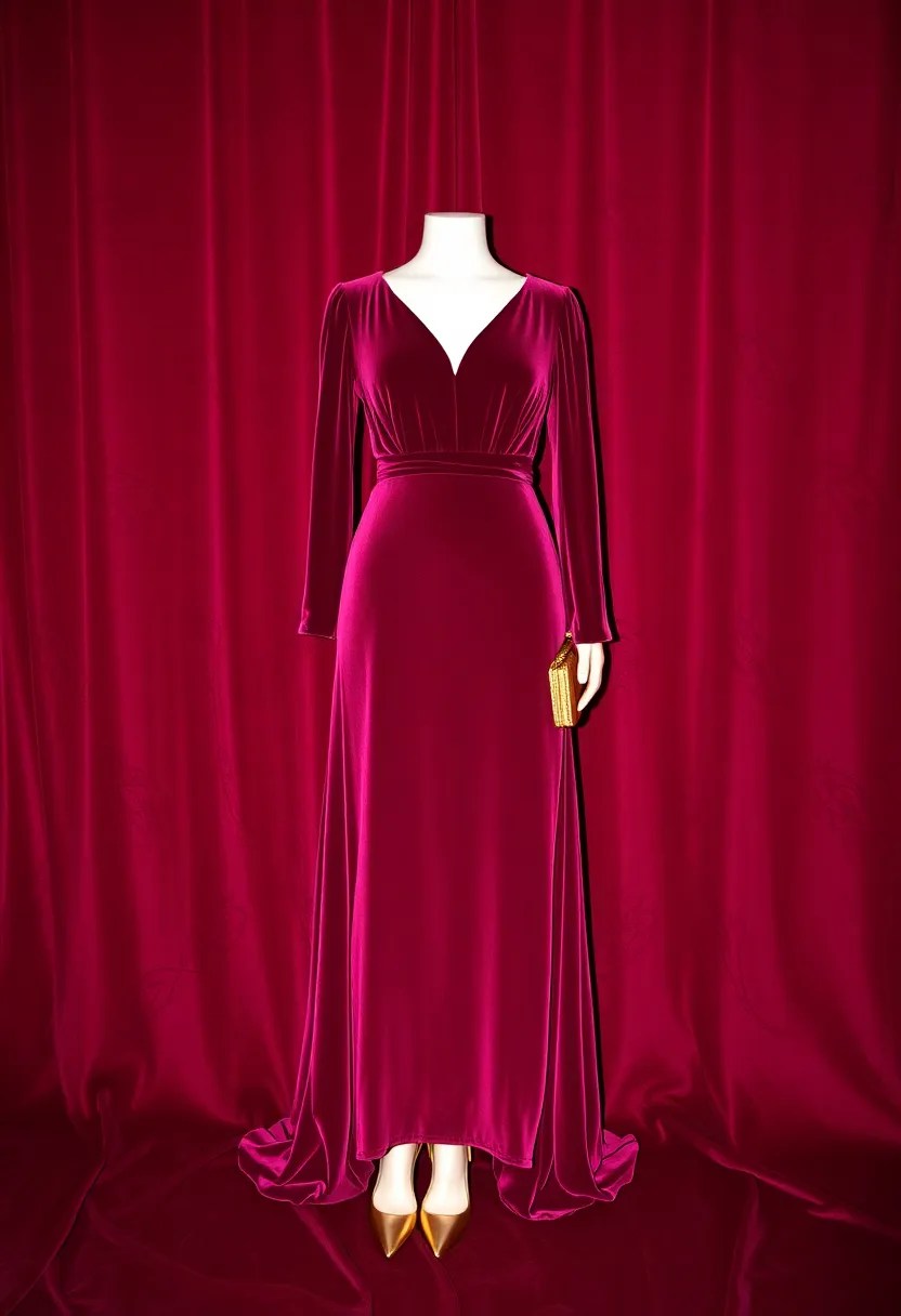 14 Must-Have Fashion Color Palettes for 2025 (You’ll Want #7 in Your Closet!) - 9. Rich Burgundy and Gold