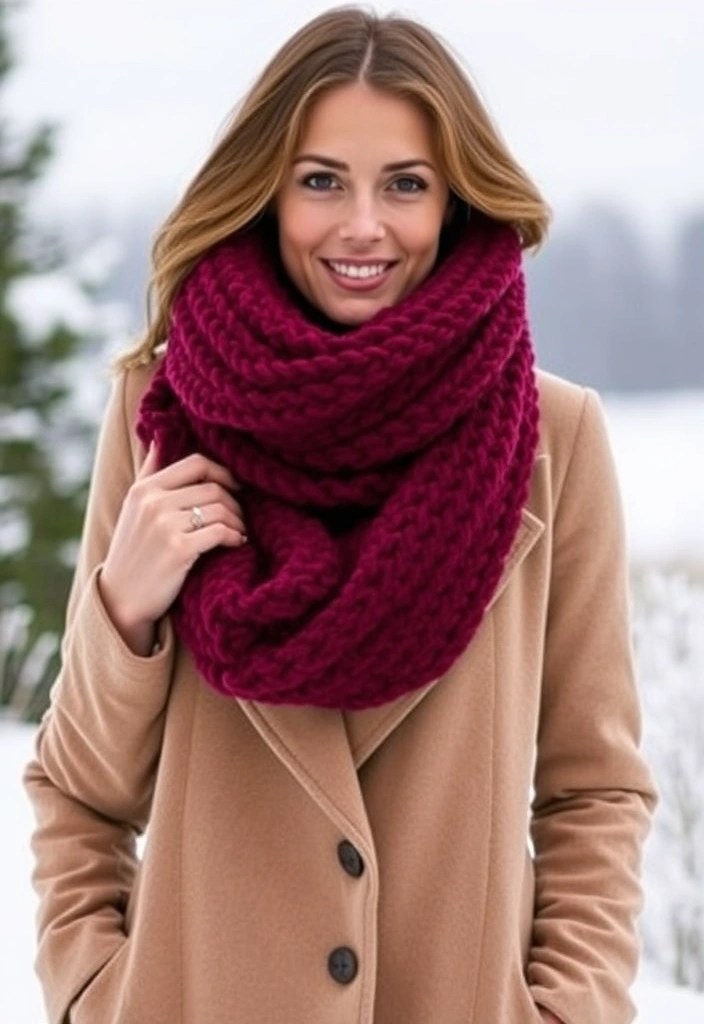 15 February Accessories That Will Transform Your Winter Wardrobe (Don’t Miss #3!) - 12. Warm Infinity Scarves