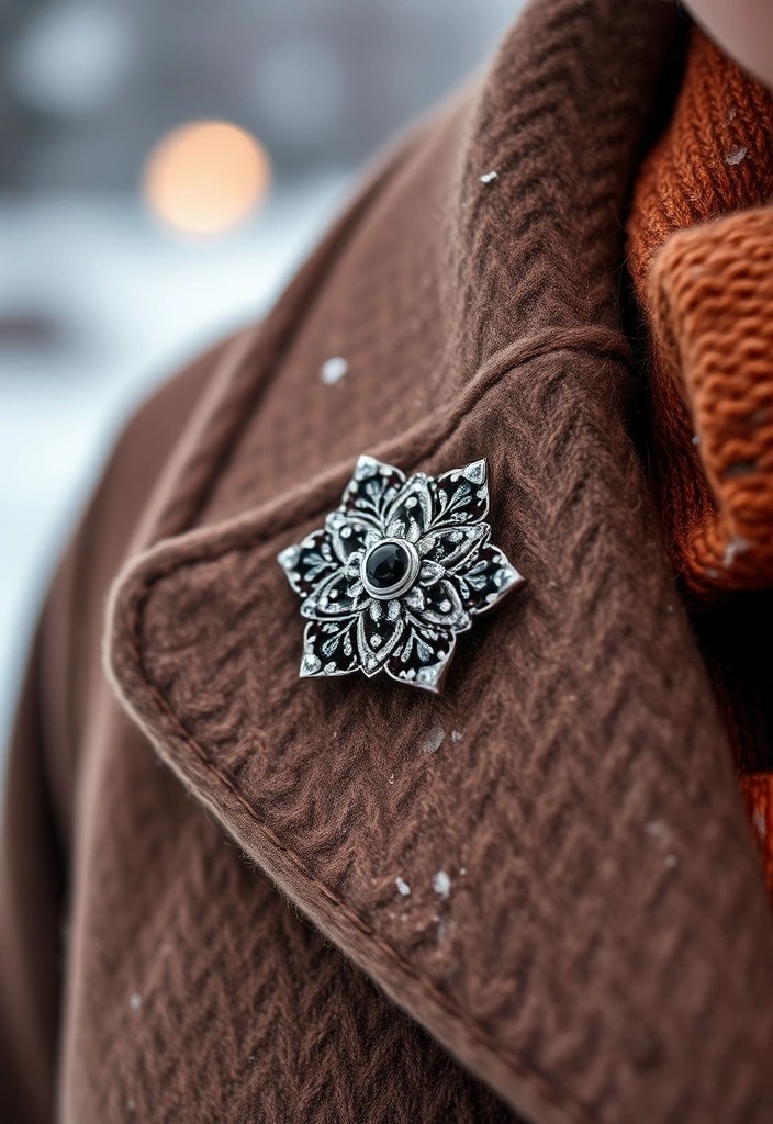 15 February Accessories That Will Transform Your Winter Wardrobe (Don’t Miss #3!) - 14. Statement Brooches