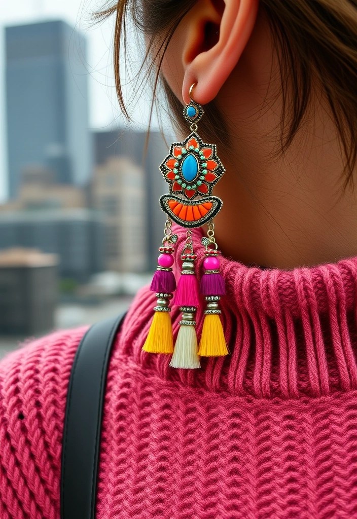 15 February Accessories That Will Transform Your Winter Wardrobe (Don’t Miss #3!) - 2. Statement Earrings