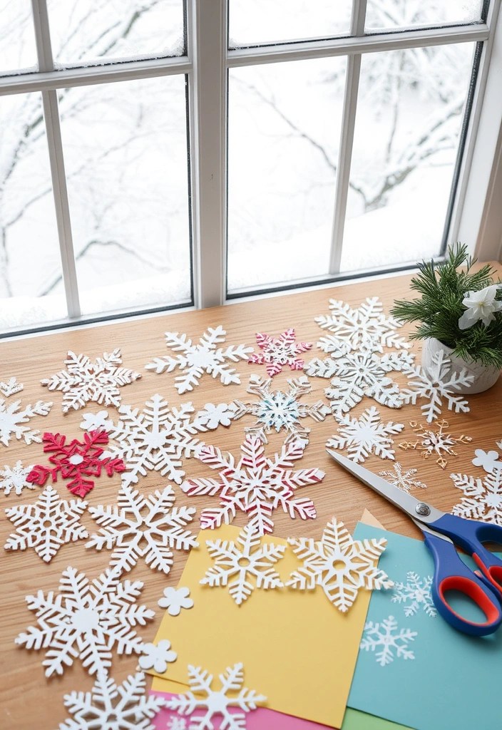 15 Indoor Crafts to Beat the Winter Blues (You Won't Believe How Easy #7 Is!) - 7. Easy Paper Snowflakes