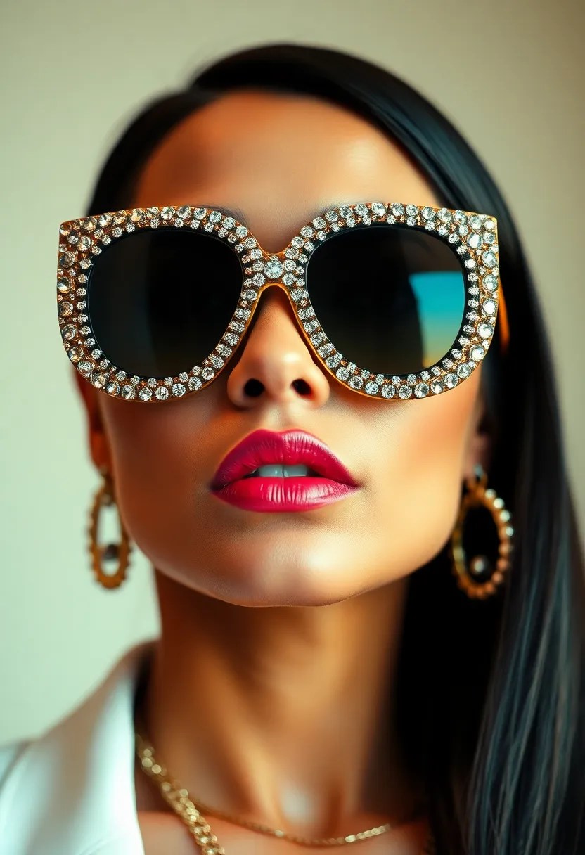 18 Celebrity-Inspired Sunglasses Styles for 2025 (Get the Star Look!) - 11. Statement Frames: Go Big or Go Home