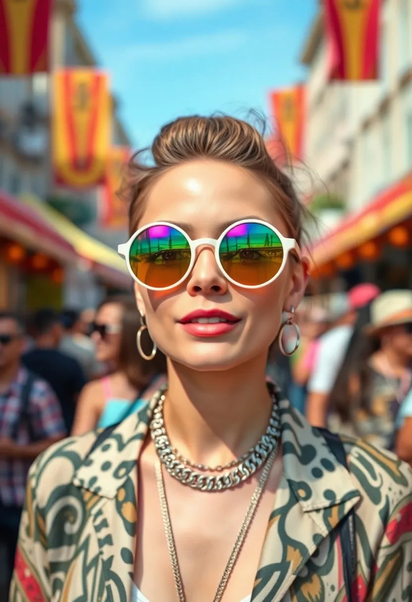 18 Celebrity-Inspired Sunglasses Styles for 2025 (Get the Star Look!) - 4. Round Frames: Vintage Meets Modern