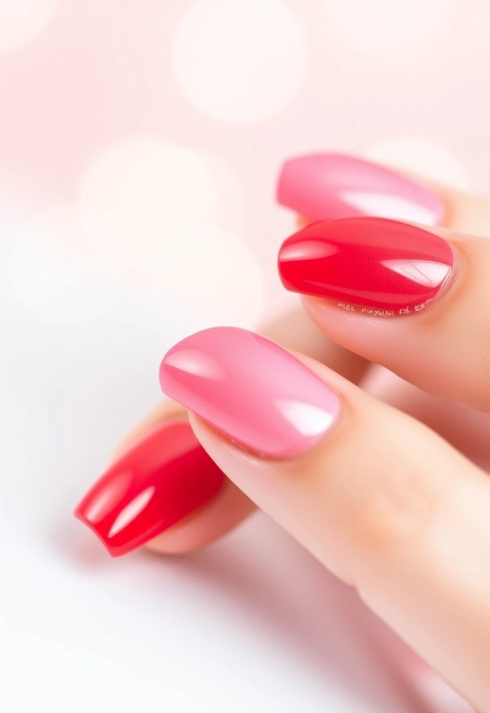 20 Cute Valentine's Day Nail Designs You Can DIY at Home (You'll Want to Show Off #12!) - 4. Sweetheart Ombre