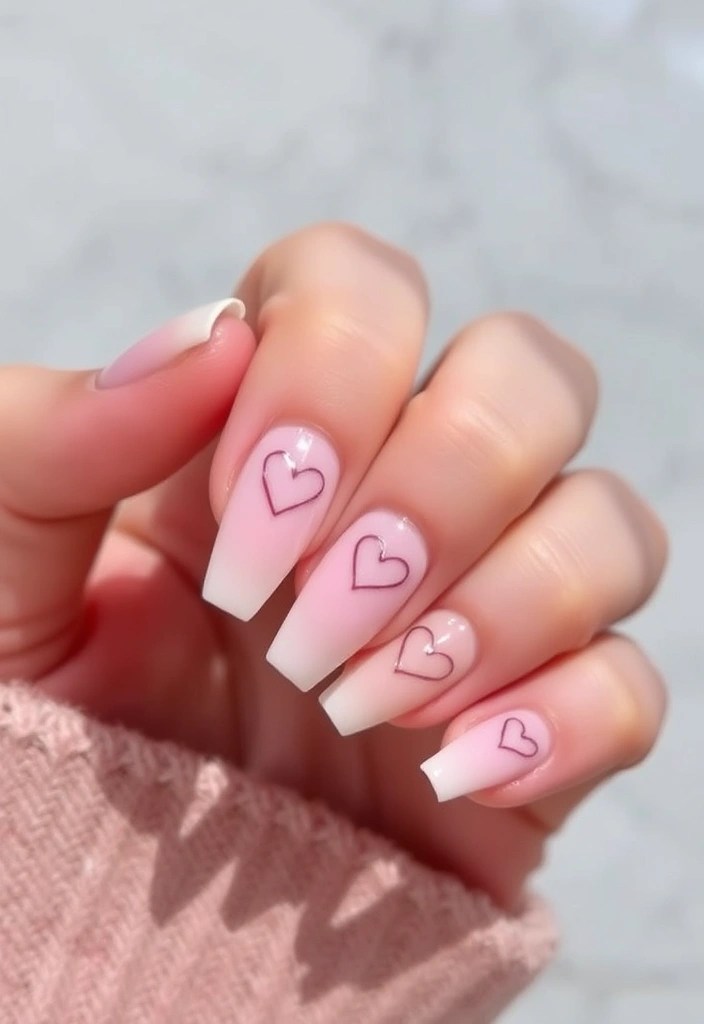 20 Cute Valentine's Day Nail Designs You Can DIY at Home (You'll Want to Show Off #12!) - 9. Minimalist Love