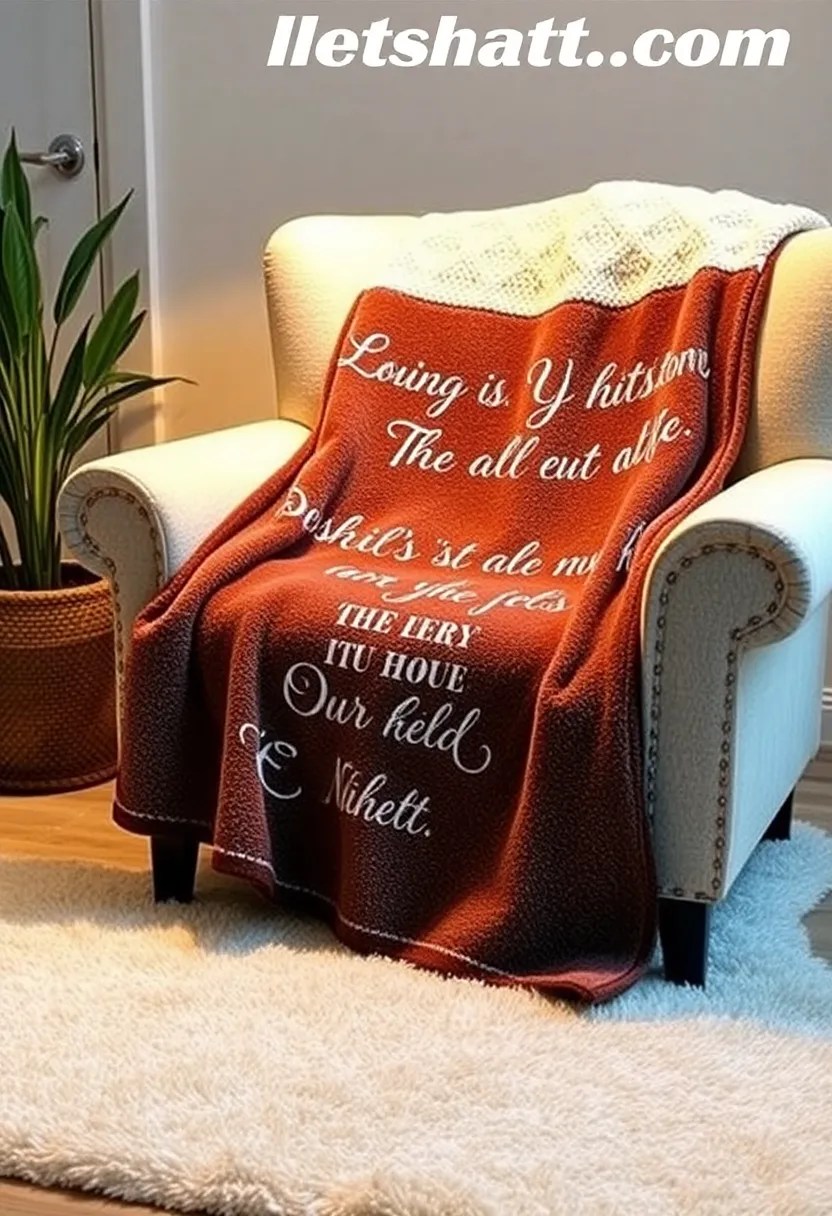 20 Valentine's Day Gifts That Will Make Your Partner Swoon (You Won't Believe #12!) - 17. Personalized Blanket