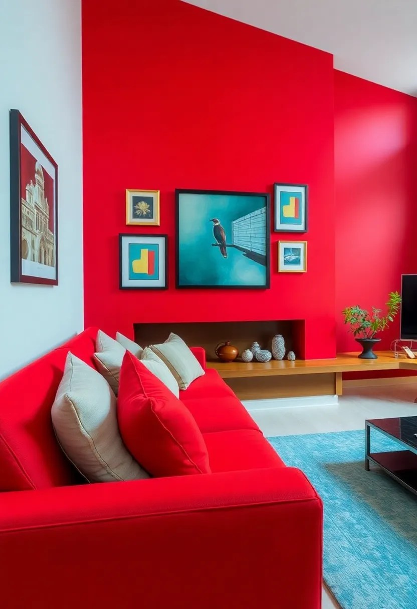 21 Bold Color Trends for 2025 That Will Transform Your Home! - 15. Dynamic Red