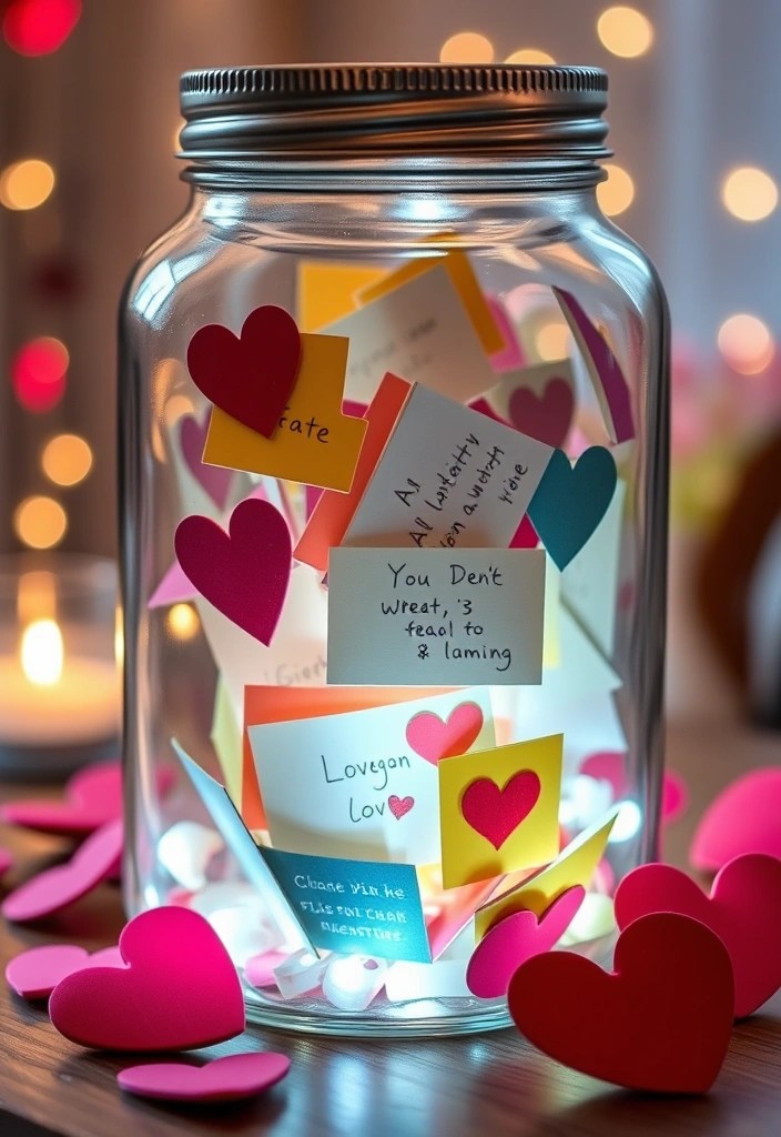 21 Romantic Valentine's Day Gift Ideas That Will Melt Their Heart (You Won't Believe #7!) - 17. Memory Jar