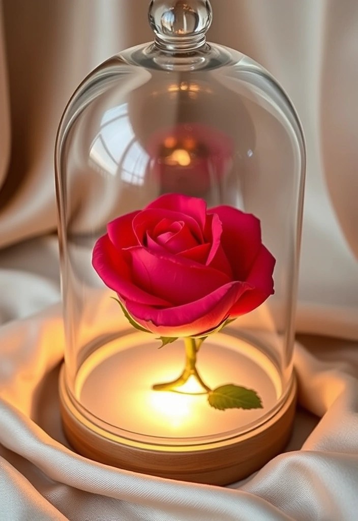 21 Romantic Valentine's Day Gift Ideas That Will Melt Their Heart (You Won't Believe #7!) - 18. Eternal Rose in Glass Dome