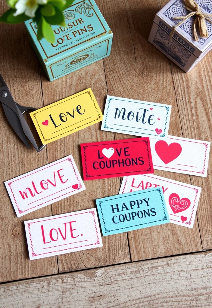 21 Romantic Valentine's Day Gift Ideas That Will Melt Their Heart (You Won't Believe #7!) - 8. Love Coupons