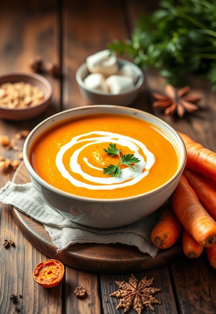 22 Healthy Winter Recipes That'll Keep You Fit and Cozy (You Need #10!) - 19. Moroccan Spiced Carrot Soup