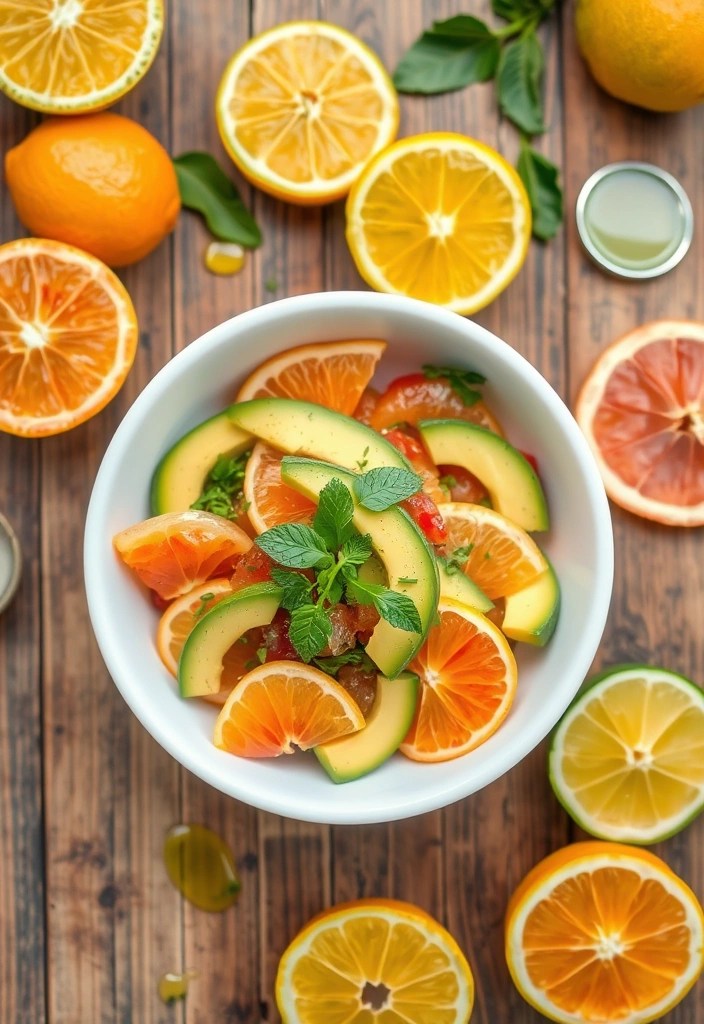 22 Healthy Winter Recipes That'll Keep You Fit and Cozy (You Need #10!) - 7. Citrus and Avocado Salad