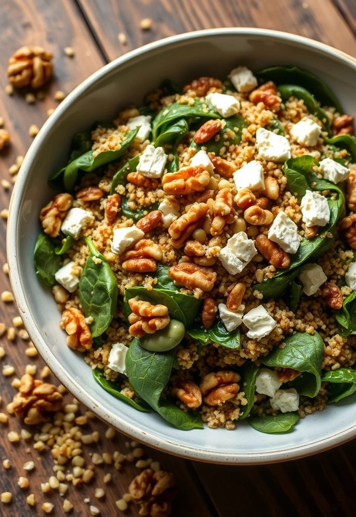 22 Healthy Winter Recipes That'll Keep You Fit and Cozy (You Need #10!) - 8. Warm Quinoa and Spinach Salad