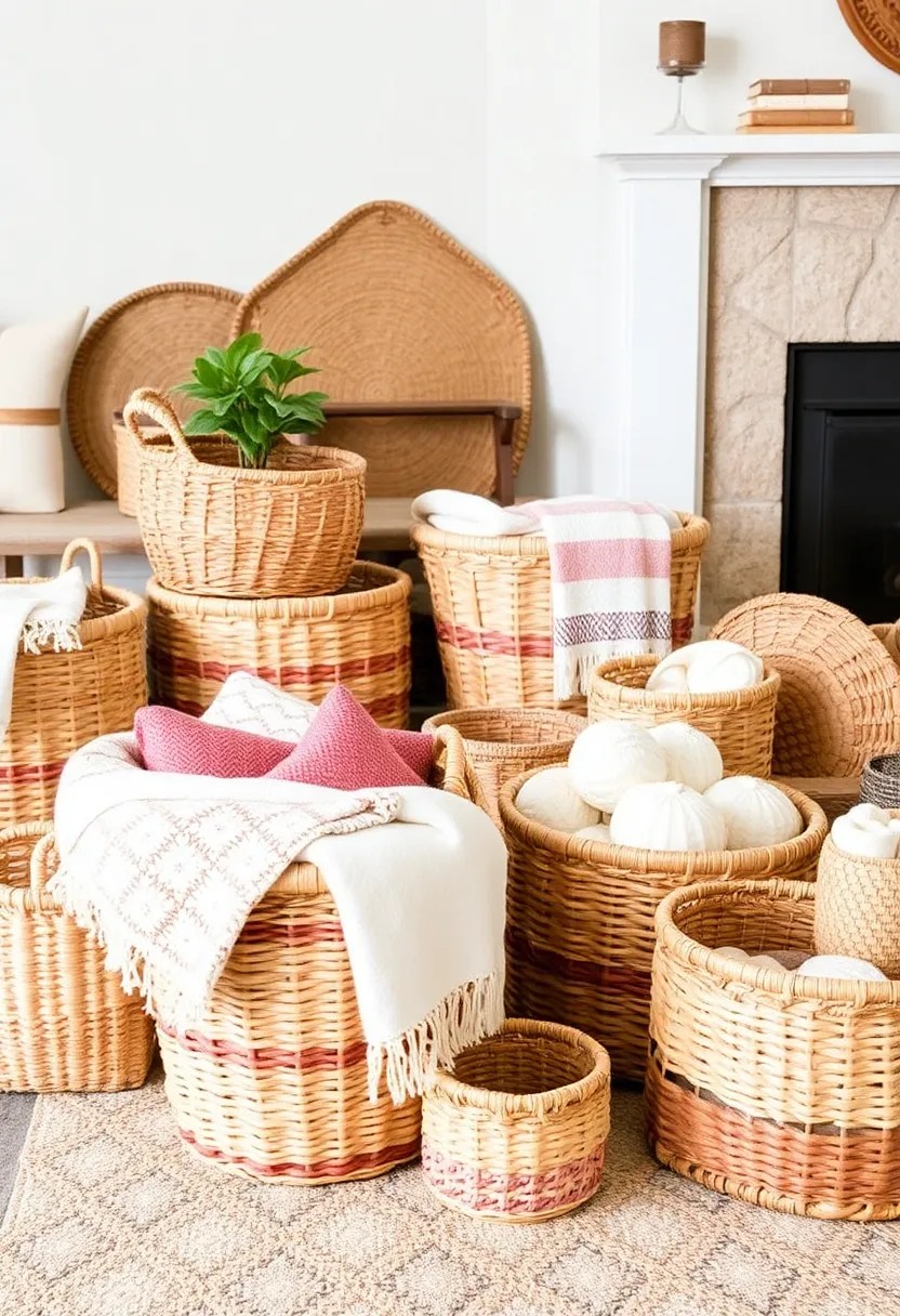 22 Stunning DIY Home Decor Projects to Start in 2025 (Transform Your Space!) - 13. DIY Woven Baskets