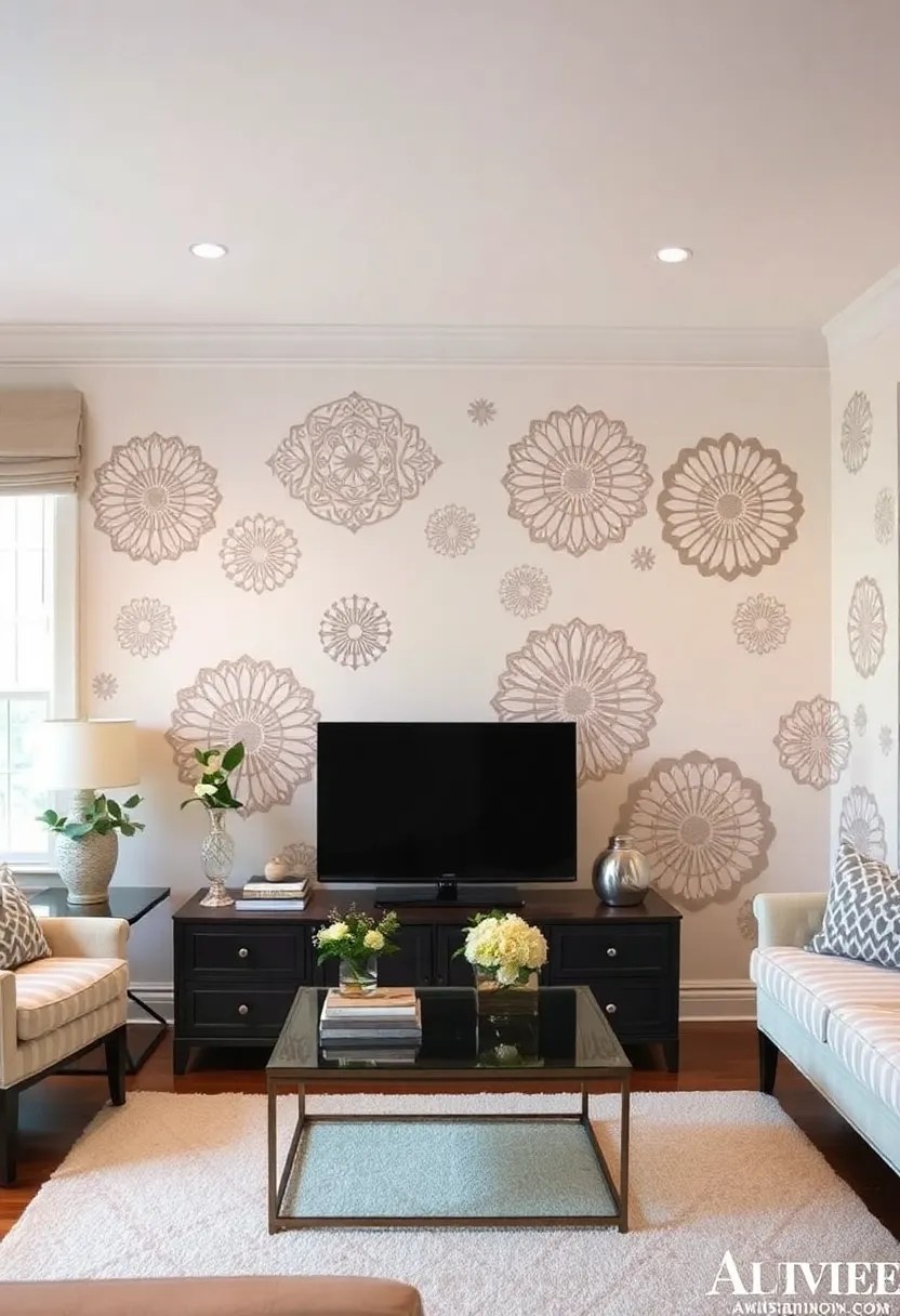 22 Stunning DIY Home Decor Projects to Start in 2025 (Transform Your Space!) - 15. DIY Wall Stencils