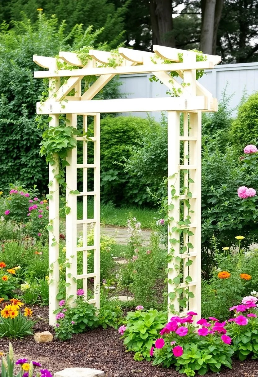 22 Stunning DIY Home Decor Projects to Start in 2025 (Transform Your Space!) - 19. DIY Garden Trellis