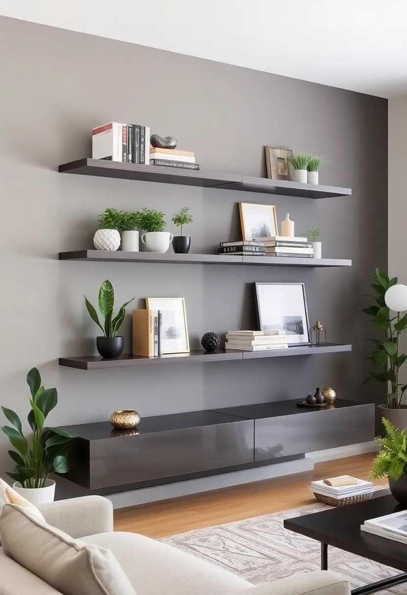 22 Stunning DIY Home Decor Projects to Start in 2025 (Transform Your Space!) - 4. Stylish Floating Shelves