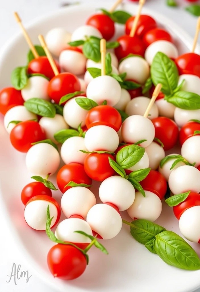 25 Irresistible Super Bowl Recipes That Will Steal the Show! - 12. Caprese Skewers