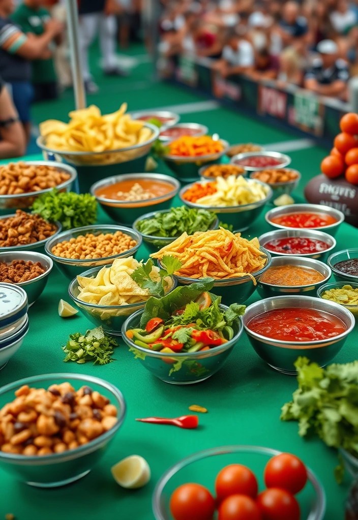 25 Irresistible Super Bowl Recipes That Will Steal the Show! - 13. Taco Bar