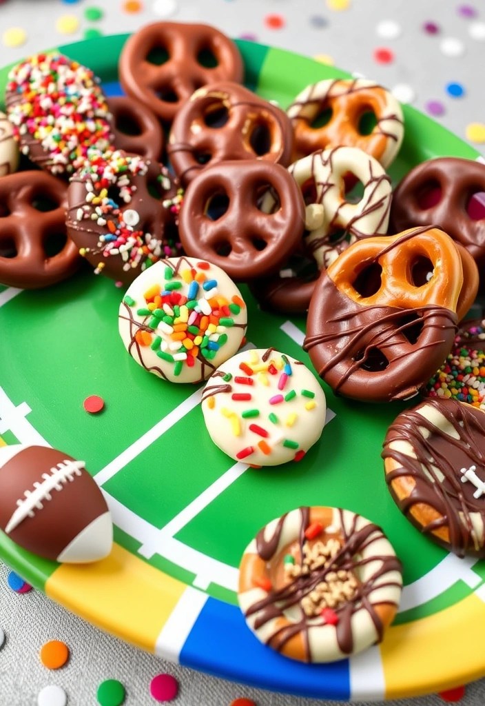 25 Irresistible Super Bowl Recipes That Will Steal the Show! - 14. Chocolate-Covered Pretzels