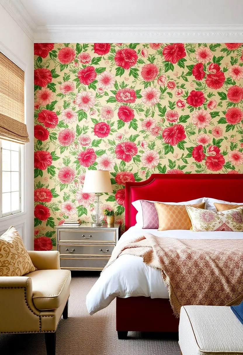 25 Stunning Bedroom Refresh Ideas for 2025 That Will Leave You Breathless! - 6. Bold Wallpaper