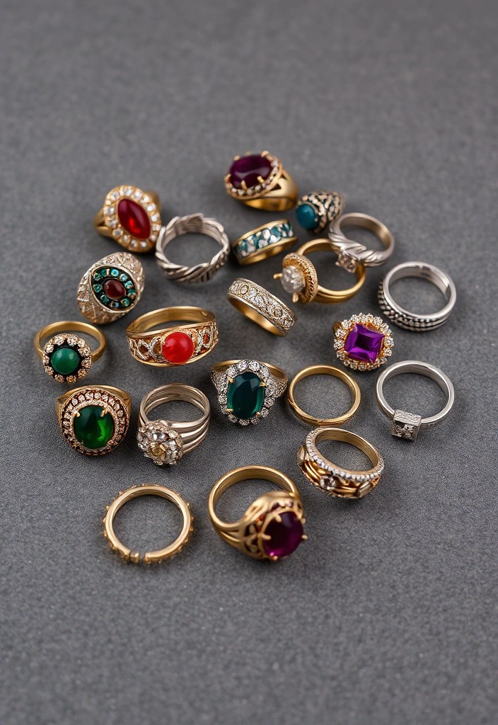 Accessorize Like a Pro: 18 Trendy Accessories You Need in 2025! - 17. Fashion Rings