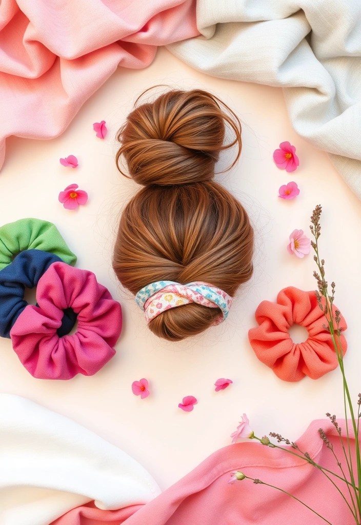 10 Budget Beauty Makeover Hacks You Won't Believe Are Under $20! - 8. Quick Hair Updo with Scrunchies: Chic and Easy