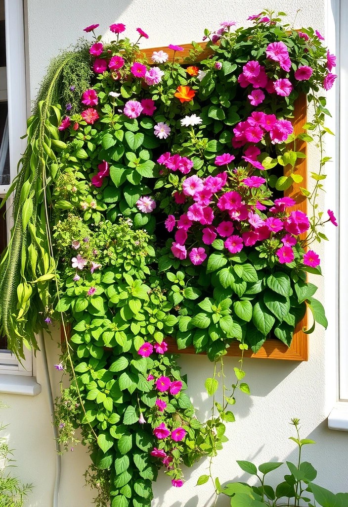 10 DIY Indoor Gardens That Are Surprisingly Easy to Create (You’ll Be Inspired by #4!) - 1. Vertical Wall Garden