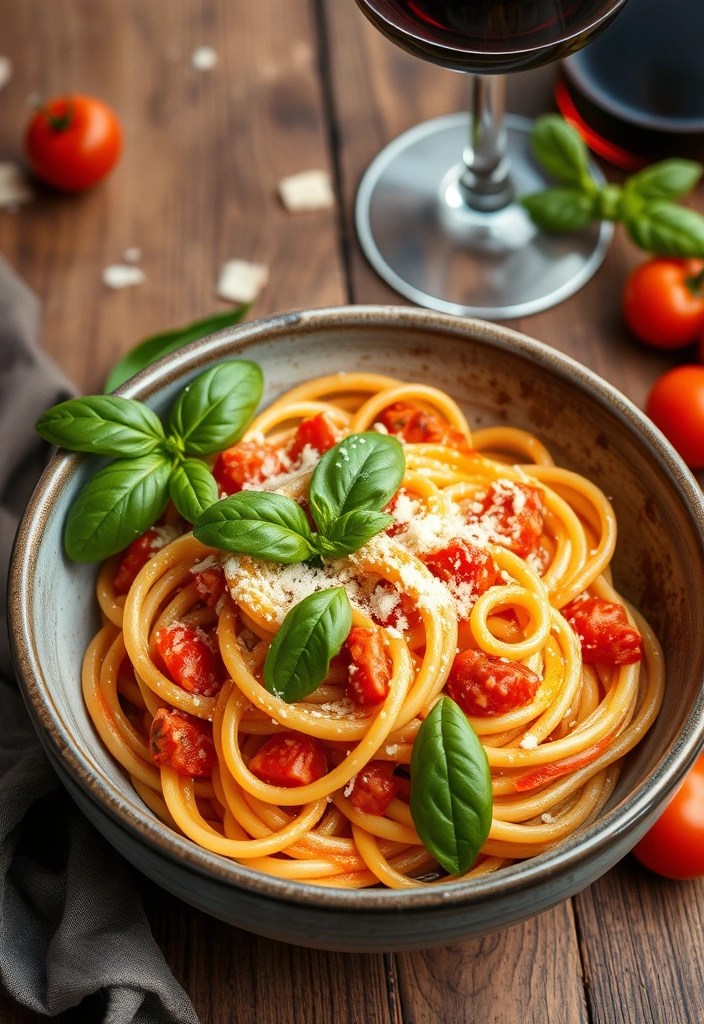 10 Easy Dinner Recipes for February That’ll Save Your Weeknights! - 3. Creamy Tomato Basil Pasta