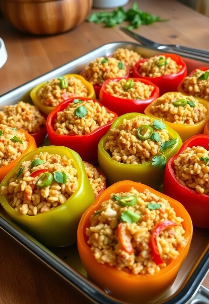 10 Easy Dinner Recipes for February That’ll Save Your Weeknights! - 8. Stuffed Bell Peppers