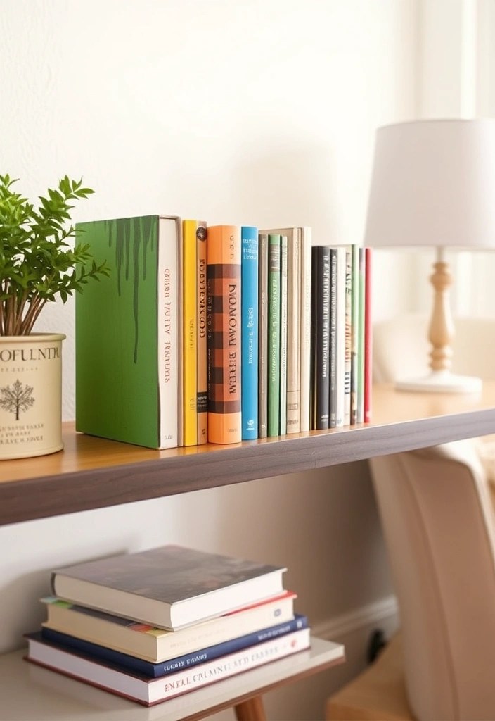 10 Eye-Catching Workspace DIY Crafts You Can Make in 60 Minutes (Get Inspired by #4!) - 9. DIY Bookends