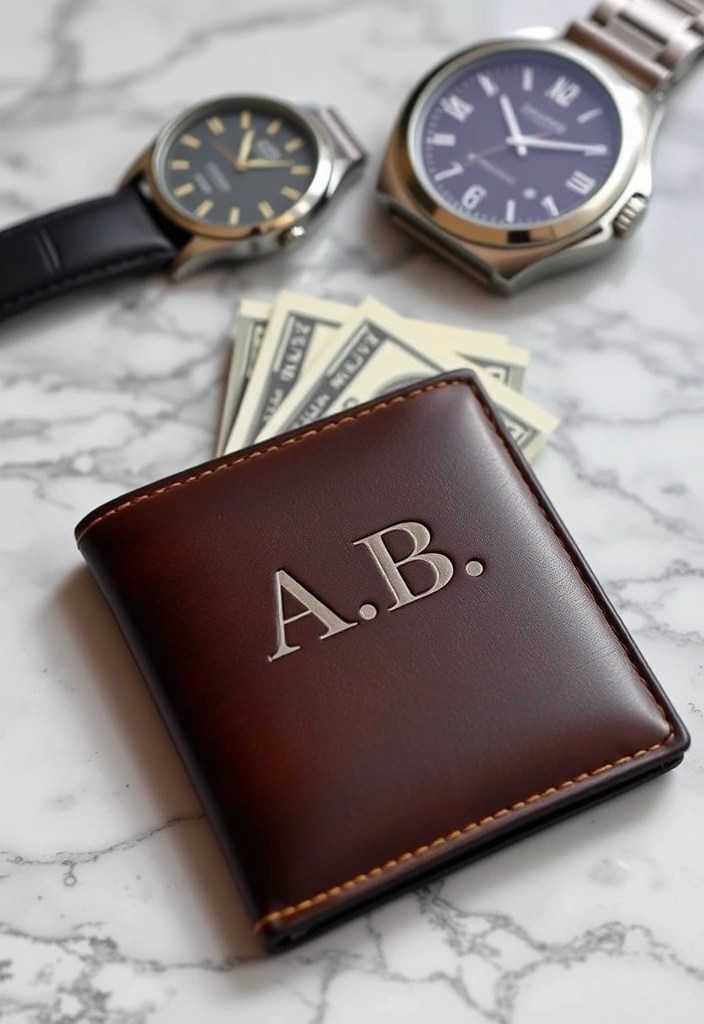 10 Personalized Valentine's Day Gifts for Your Boyfriend That He'll Cherish Forever! - 3. Engraved Leather Wallet