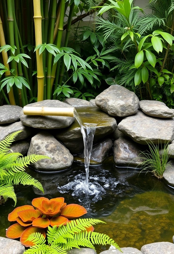 15 Enchanting Garden Fountains to Transform Your Outdoor Oasis (Wait Until You See #4!) - 3. Asian Influence: The Bamboo Fountain