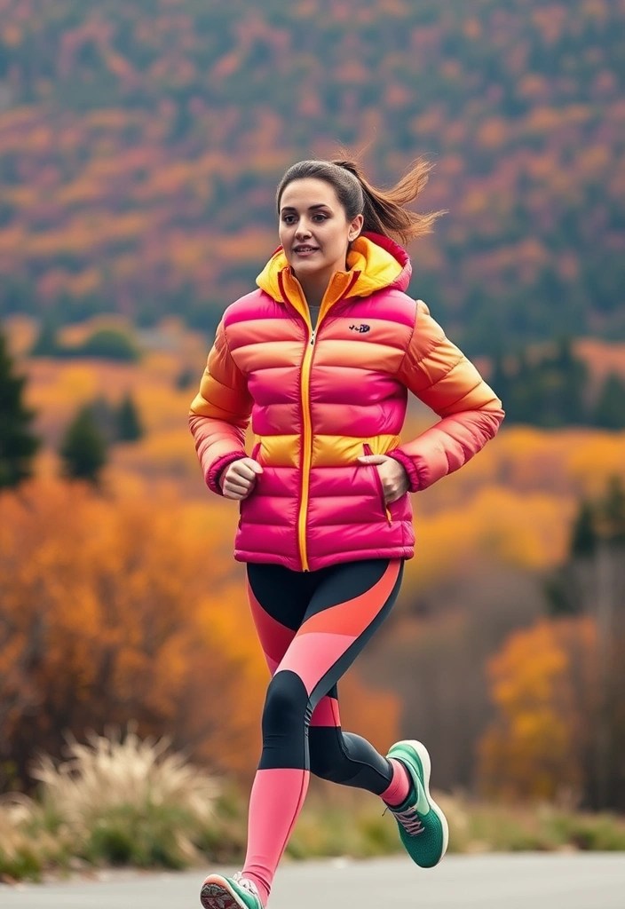 15 Exercise Outfits That Combine Style and Comfort (You Won't Believe #8!) - 15. Statement Outerwear for Cool Weather