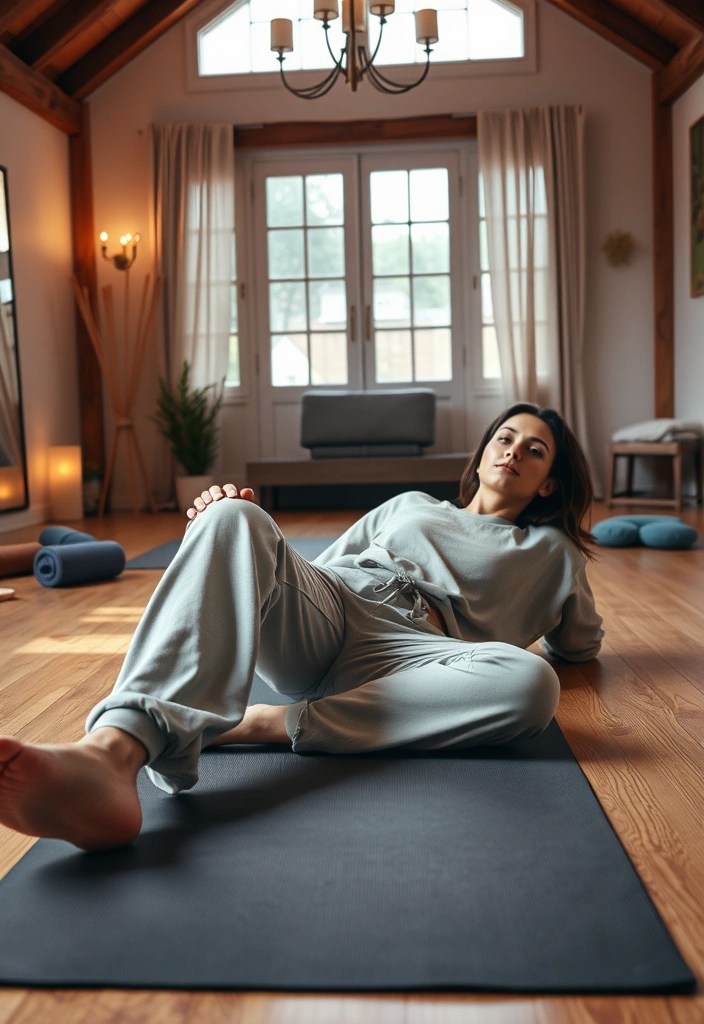 15 Exercise Outfits That Combine Style and Comfort (You Won't Believe #8!) - 4. Cozy Sweatpants and an Oversized Tee