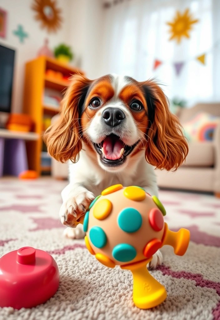 18 Must-Have Dress Up Accessories for Your King Charles Spaniel (They'll Love #11!) - 16. Interactive Toys