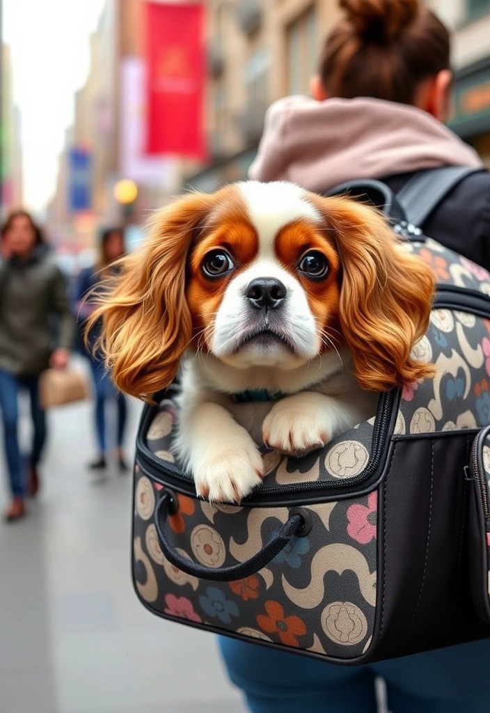 18 Must-Have Dress Up Accessories for Your King Charles Spaniel (They'll Love #11!) - 18. Trendy Pet Carriers