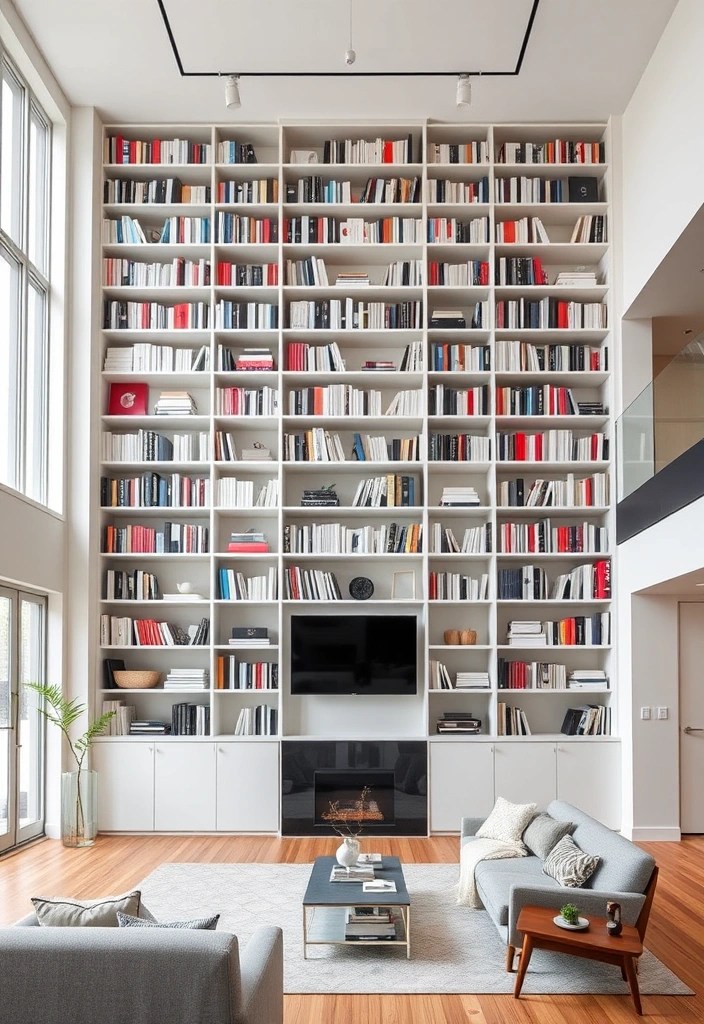 20 Stunning Budget Minimalist Decor Ideas for Your Living Room (Wait Until You See #12!) - 16. Utilizing Vertical Space