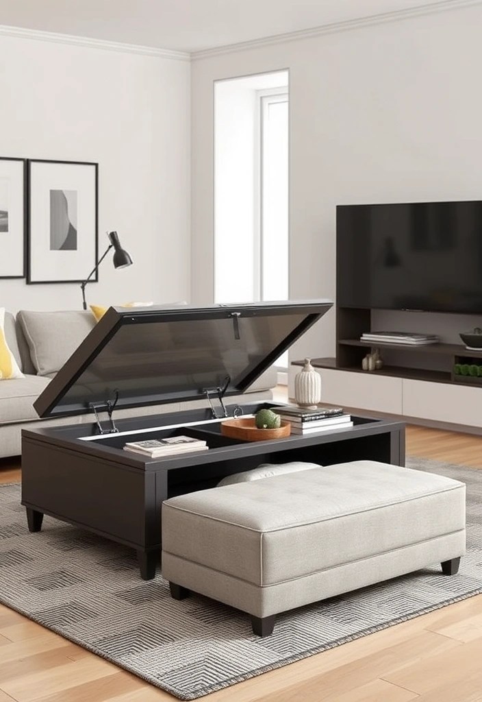 20 Stunning Budget Minimalist Decor Ideas for Your Living Room (Wait Until You See #12!) - 4. Multi-Functional Furniture