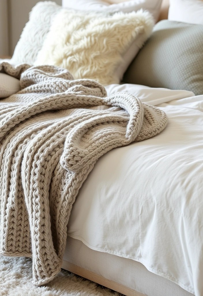 21 Cozy Minimalist Bedroom Ideas That Won't Break the Bank (You’ll Love #13!) - 1. Soft Textures Everywhere
